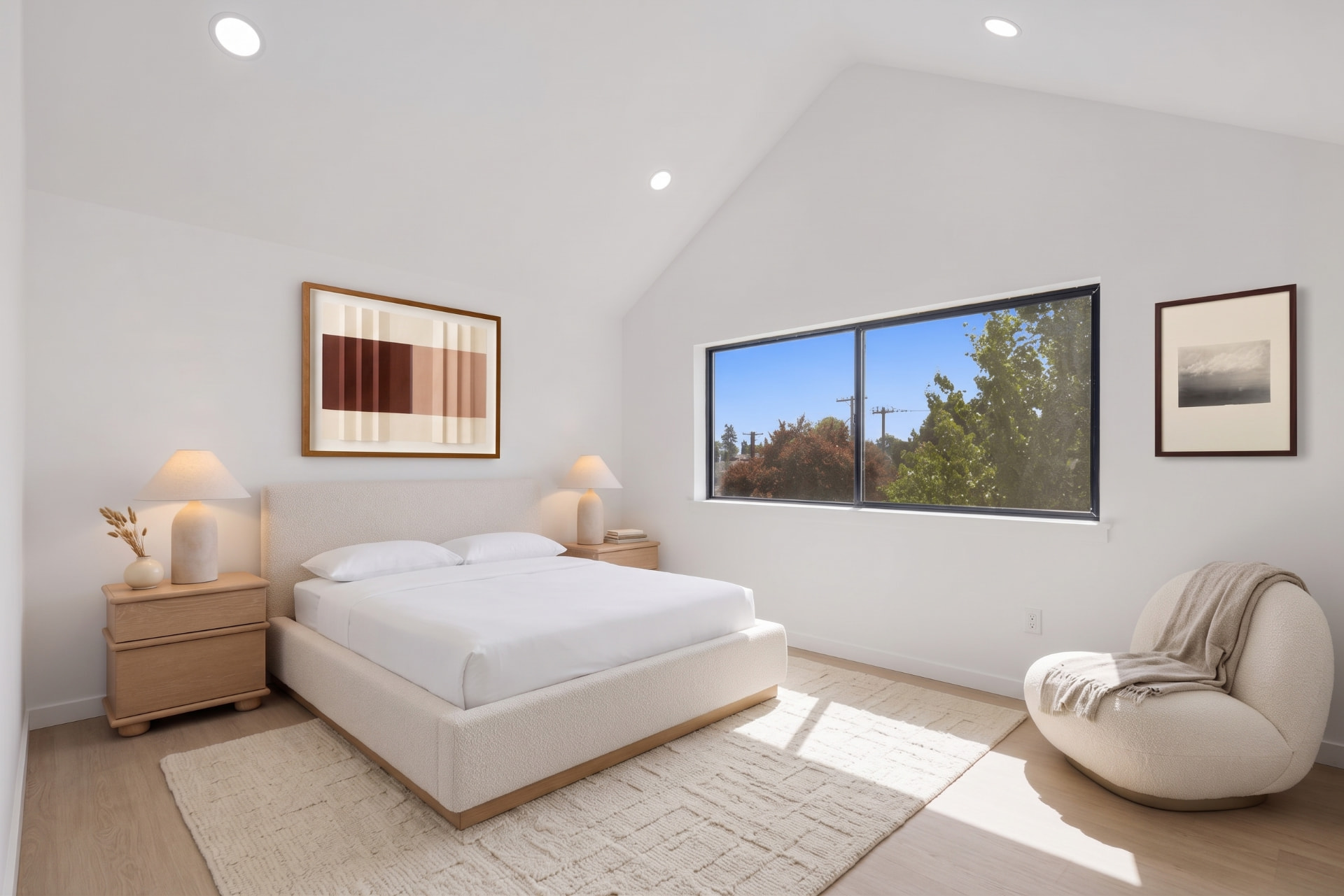 Tranquil Bedrooms, professionally virtually staged