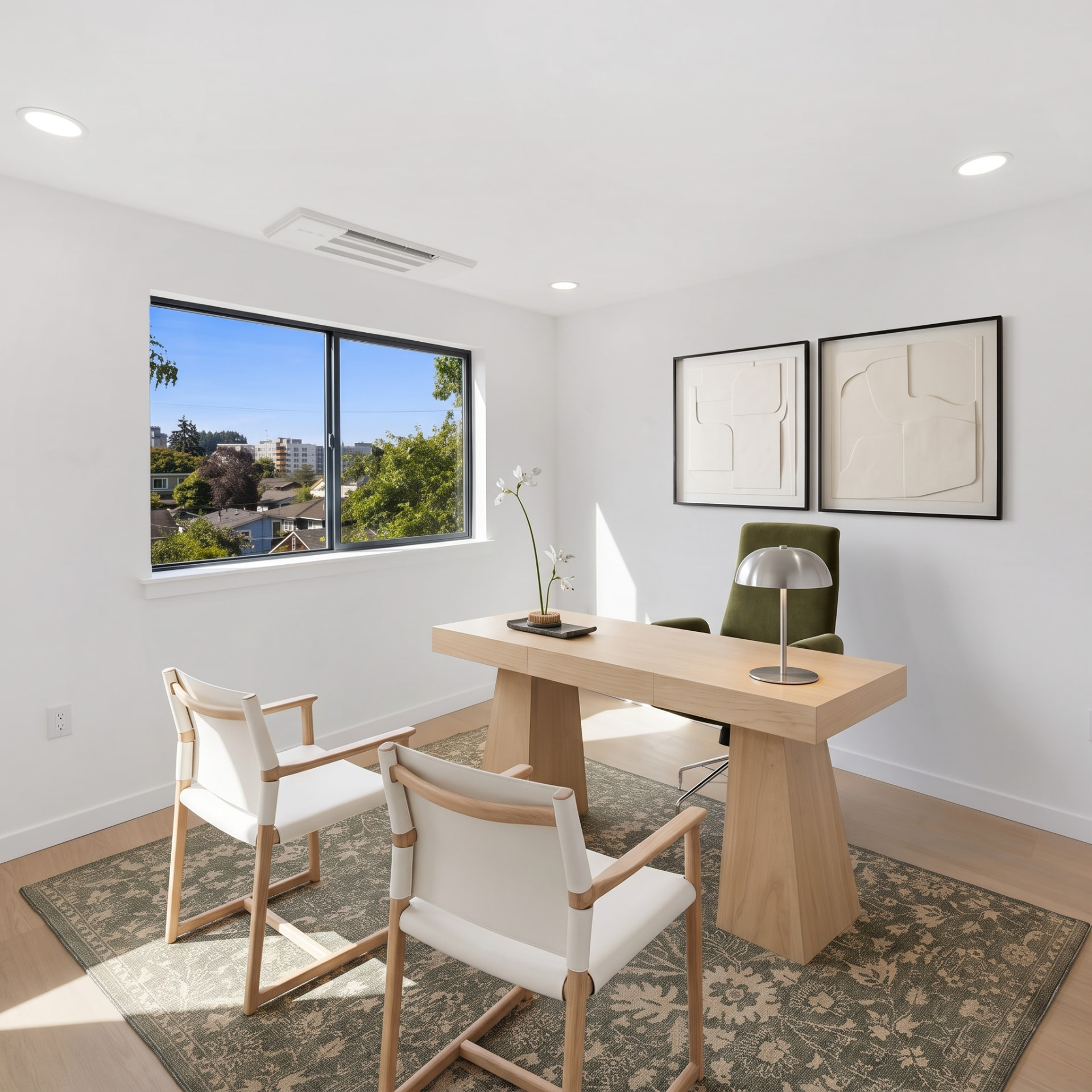Mindful Workspaces, professionally virtually staged