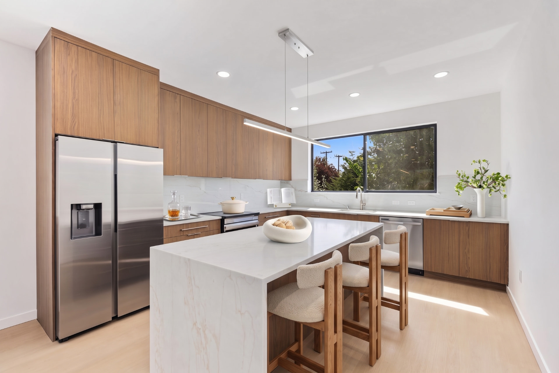 Warm Gathering Kitchens, professionally virtually staged